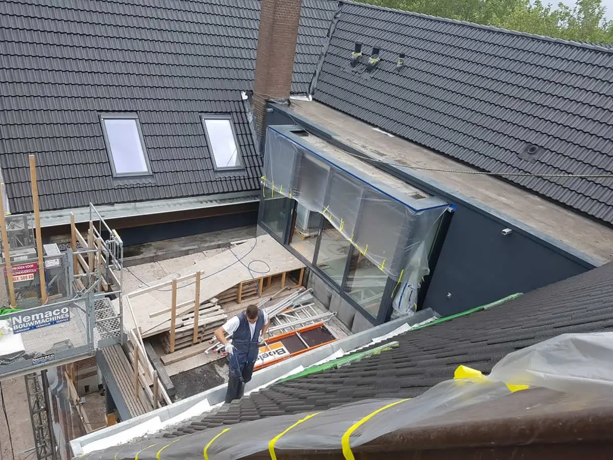 In Groningen voor Vriesbouw een monumentaalpand gecoat