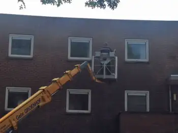 Appartementcomplex gereinigd gevels voorzien van een prevosil RK impregneer