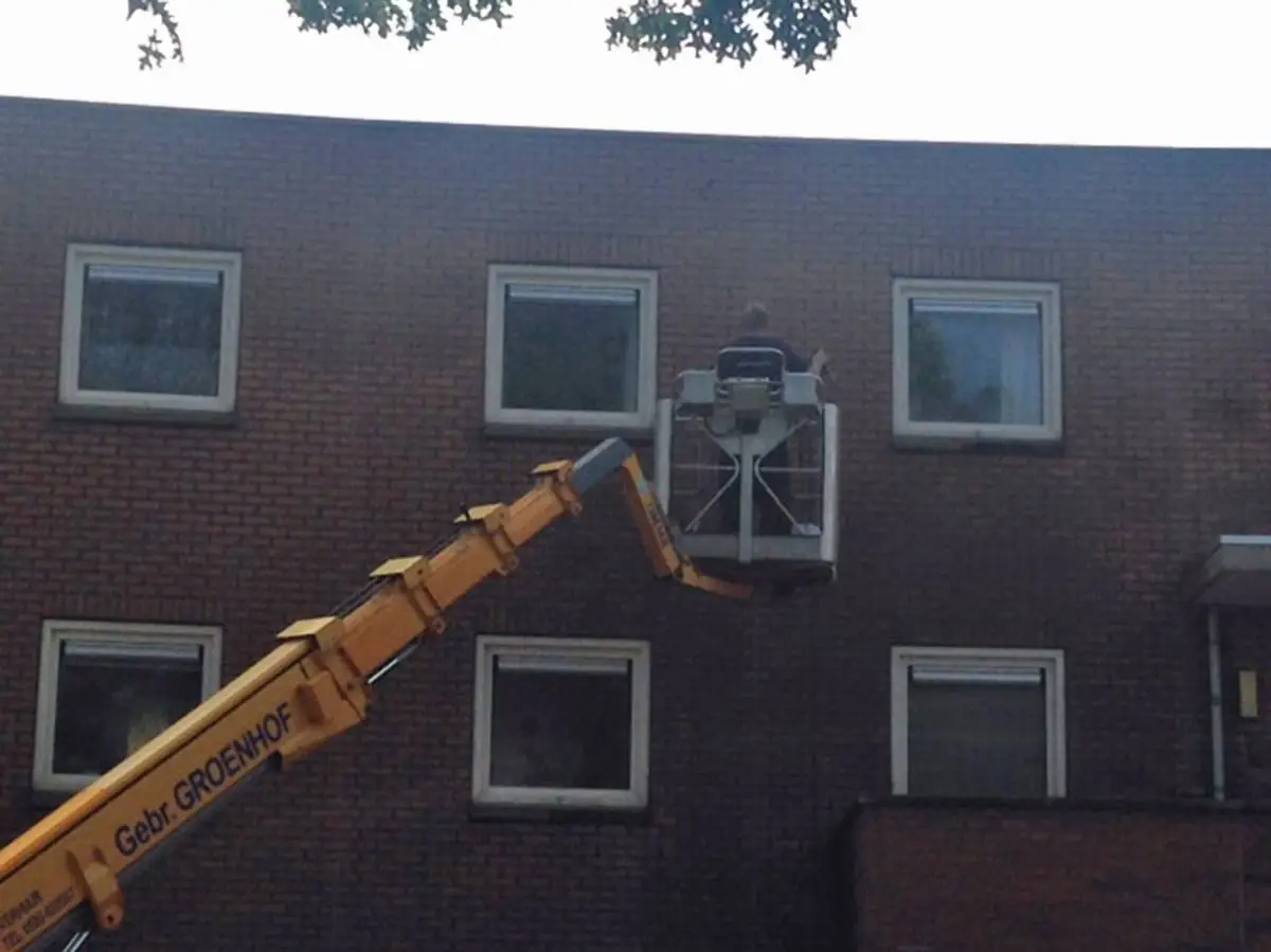 Appartementcomplex gereinigd gevels voorzien van een prevosil RK impregneer